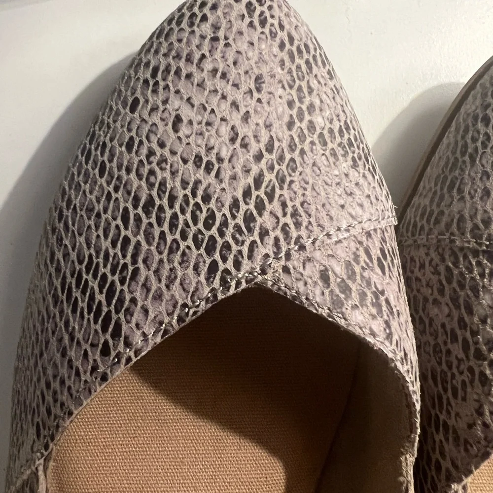 Tom’s Julie Snake Skin Print Flat - Picture 3 of 3